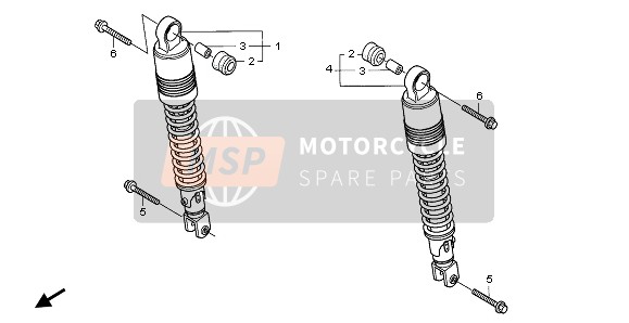 52485KGF902, Bush, Rr. Cushion Upper, Honda, 0